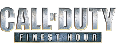 Call of Duty Finest Hour title screen for Playstation 2